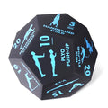 PU Fun and Excitement to Fitness with Fitness Game Dice Fitness Habits Multifunctional Blue