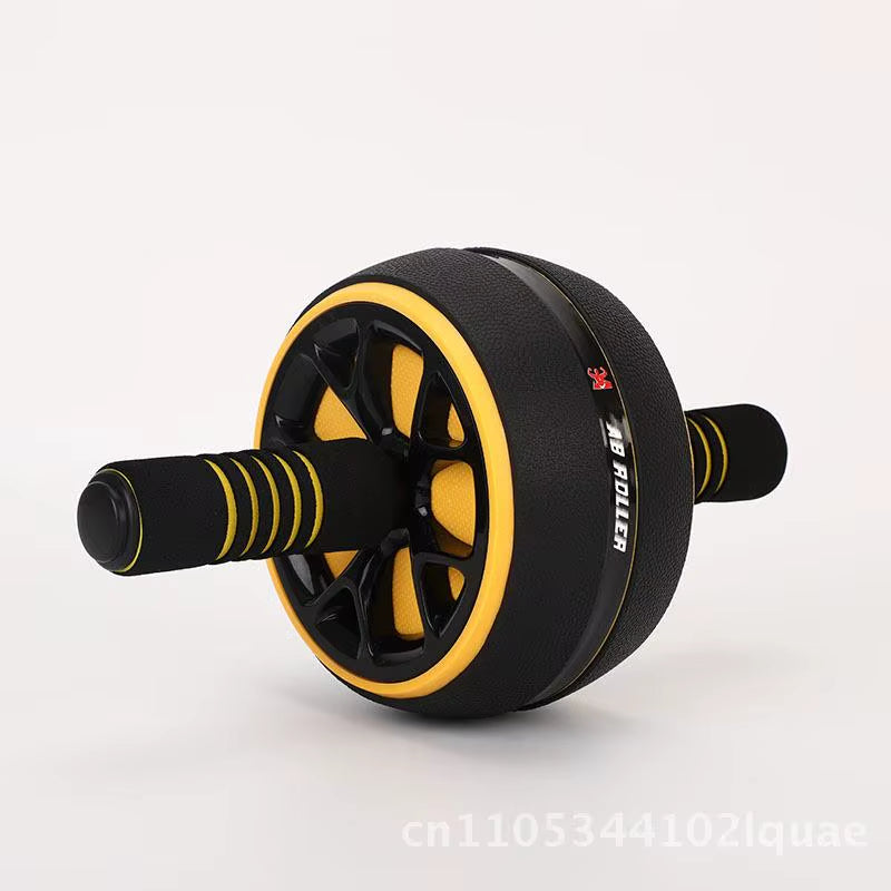 Indoor Fitness Abdominal Wheel for Belly Slimming White Yellow Red Blue Non-Folding Office Home Exercise Equipment