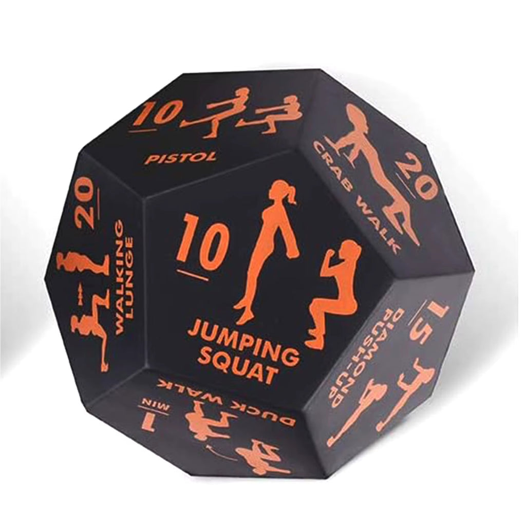 PU Fun and Excitement to Fitness with Fitness Game Dice Fitness Habits Multifunctional Blue