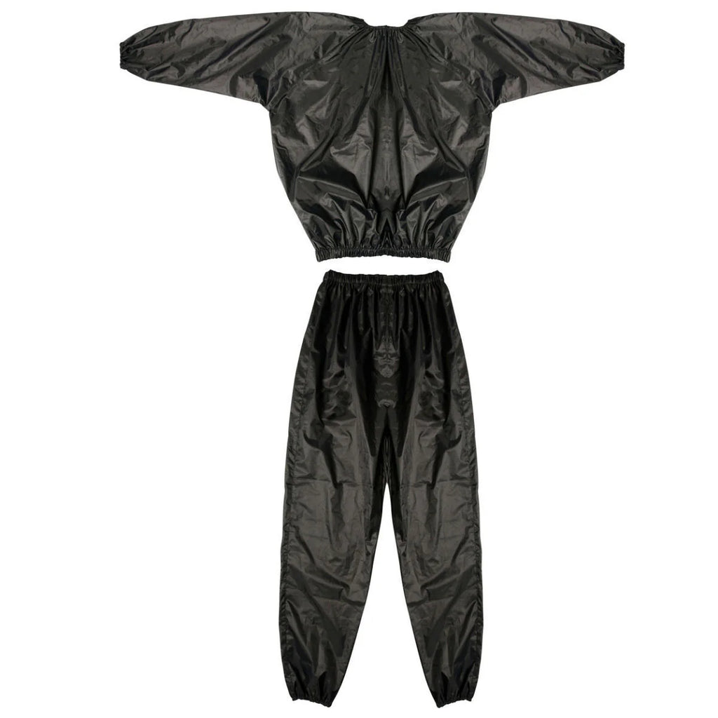 Sauna Sweat Suit Fitness Slimming Weight Loss Exercise Running Boxing Top Set