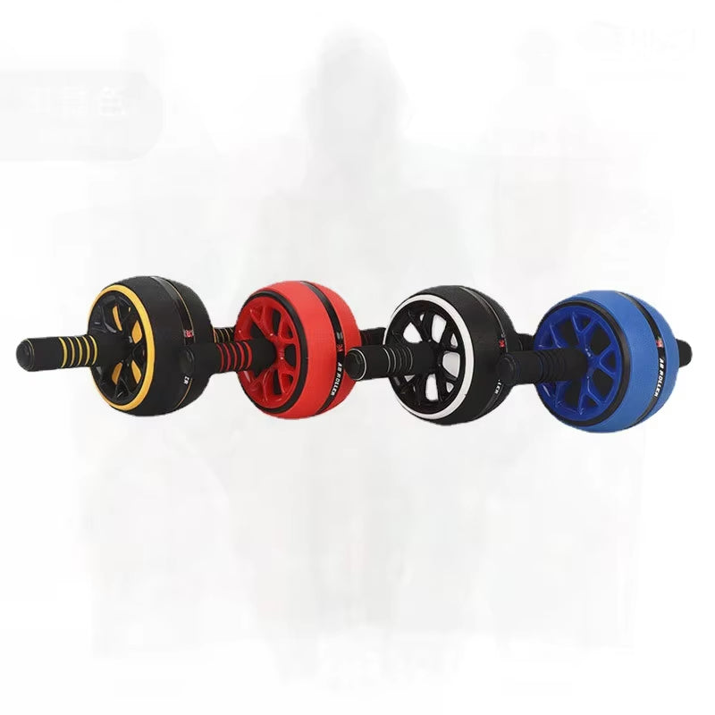 Indoor Fitness Abdominal Wheel for Belly Slimming White Yellow Red Blue Non-Folding Office Home Exercise Equipment
